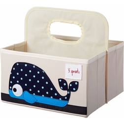 3 Sprouts Diaper Caddy Whale