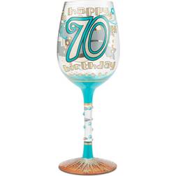Lolita 70th Birthday White Wine Glass, Red Wine Glass 44.4cl