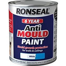 Ronseal Anti Mould Ceiling Paint, Wall Paint White 0.75L