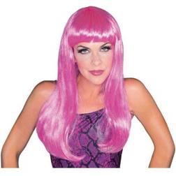 Rubies Glamour Wig Hot Pink