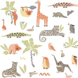 RoomMates DwellStudio Jungle Animal Peel & Stick Wall Decals