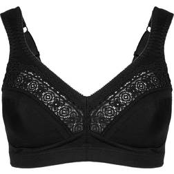 Swegmark Cotton Star Soft Bra - Black