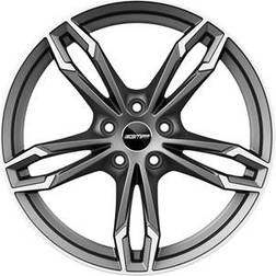 GMP Dea Matte Anthracite Polished 8.5x19 5/120 ET47 Nav72.6