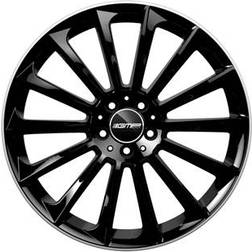 GMP Stellar Black Polished Lip 9x18 5/112 ET35 Nav66.6