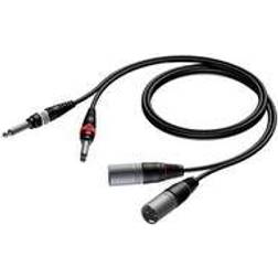 Procab Basic 2XLR-2x6.3mm 3m