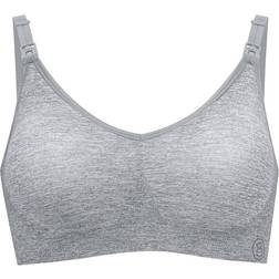 Bravado Body Silk Seamless Yoga Nursing Bra Dove Heather