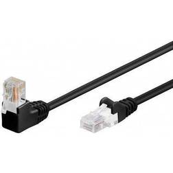 Goobay RJ45 U/UTP Cat5e (1x angled) 2m