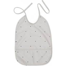 Liewood Lai Bib Classic Dot Dumbo Grey