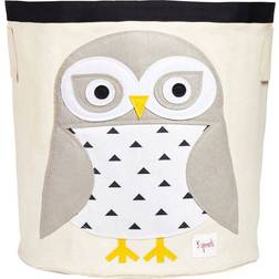 3 Sprouts Snowy Owl Storage Bin