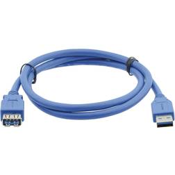 USB A-USB A 3.0 M-F 1.8m