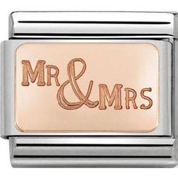 Nomination Composable Classic Mr and Mrs Charm - Silver/Rose Gold