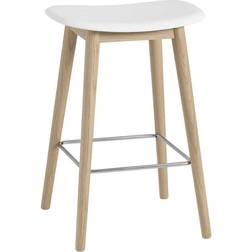 Muuto Fiber Wood Base Bar Stool 26"