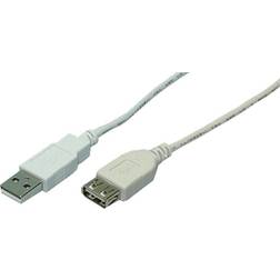 LogiLink USB A - USB A M-F 2.0 3m