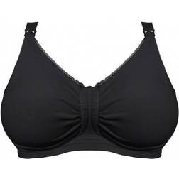 Carriwell Gel Support Padded Maternity Nursing Bra Black