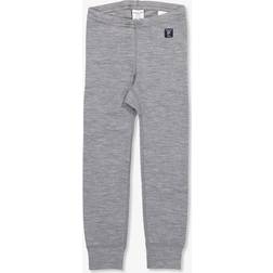 Polarn O. Pyret Thermal Merino Kids Long Johns - Grey Melange (60379206)