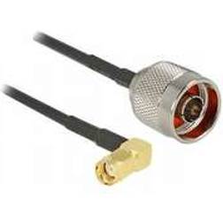 DeLock Angled Coaxial N-RP-SMA 0.3m