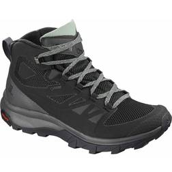 Salomon Outline Mid GTX W - Black / Magnet / Green Milieu