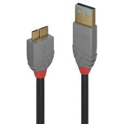Lindy Anthra Line USB A-USB Micro-B 3.0 9.8ft