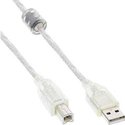 InLine Ferrite Choke USB A - USB B 2.0 0.5m