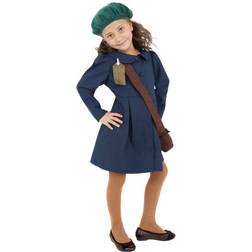 Smiffys World War II Evacuee Girl Costume