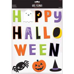 Amscan Decal Hallo-Ween Friends Window Gel Clings