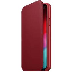 Apple Leather Folio Case (PRODUCT)RED (iPhone XS)