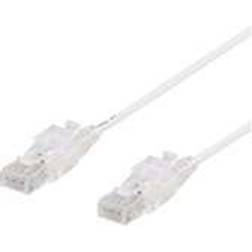 Deltaco Lockable RJ45-RJ45 U/UTP Cat6a 0.5m