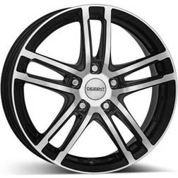 Dezent TZ dark Black Polished 6.5X16 4/108 ET20 CB65.1