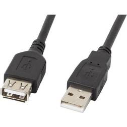 Lanberg USB A-USB A M-F 2.0 5m