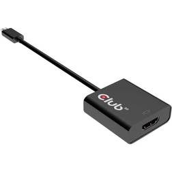 Club 3D USB C 3.1 - HDMI 2.0 M-F 0.5ft