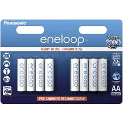 Panasonic Eneloop AA Compatible 8-pack