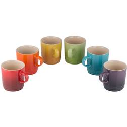 Le Creuset Rainbow Becher 35cl 6Stk.