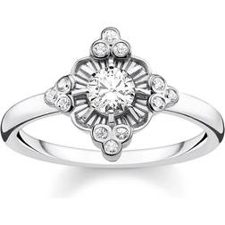 Thomas Sabo Royalty Ring - Silver/White