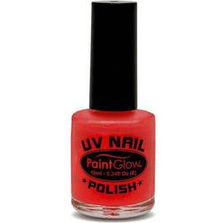 Smiffys UV Nail Polish Red 12ml