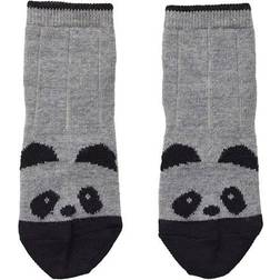 Liewood Silas Wool Socks Panda - Grey Melange