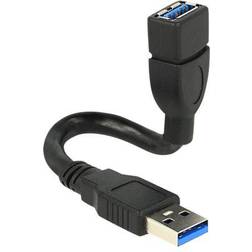 DeLock ShapeCable USB A-USB A 3.0 M-F 0.2m