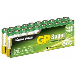 GP Batteries AA Super Alkaline 20-pack