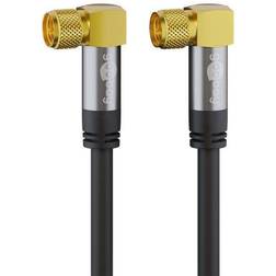 Goobay 135dB Antenna F-F Connector 2Angled 3m