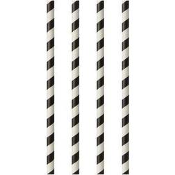 Papstar Stripes Straw 20cm 100pcs