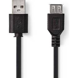 Nedis USB A-USB A M-F 2.0 0.2m