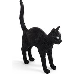 Seletti Jobby The Cat - Black Table Lamp 18.1"