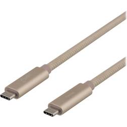 Deltaco USB C - USB C 3.1 Gen 2 M-M 0.5m