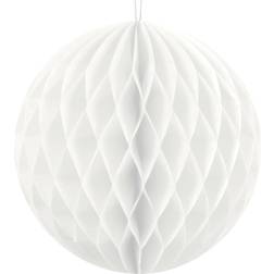 PartyDeco Honeycomb Ball 10cm White