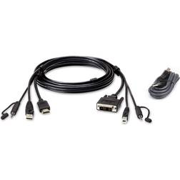 USB A/3.5mm/HDMI - USB B/3.5mm/DVI 1.8m