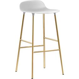 Normann Copenhagen Form with Steel Legs Bar Stool 34.3"