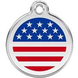 Red Dingo Enamel Stars & Stripes Small