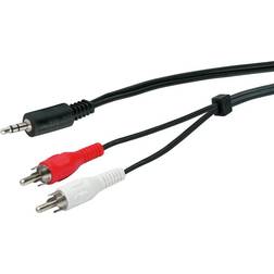 2RCA-3.5mm 5m