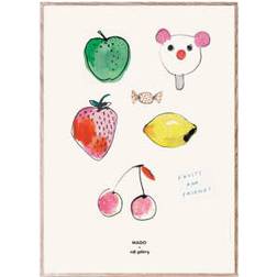 Soft Gallery Mado x Fruits & Friends Large Poster 50x70cm