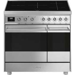 Smeg C92IPX9 Svart, Rustfritt stål