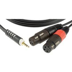 AY8 2XLR-3.5mm M-F 3m